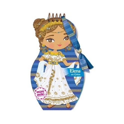 MINIMIKI - CARNET CREATIF - ELENA EN GRECE NOUVELLE EDITION 2025