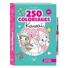 250 COLORIAGES KAWAI - CRAYON MULTI-MINES OFFERT