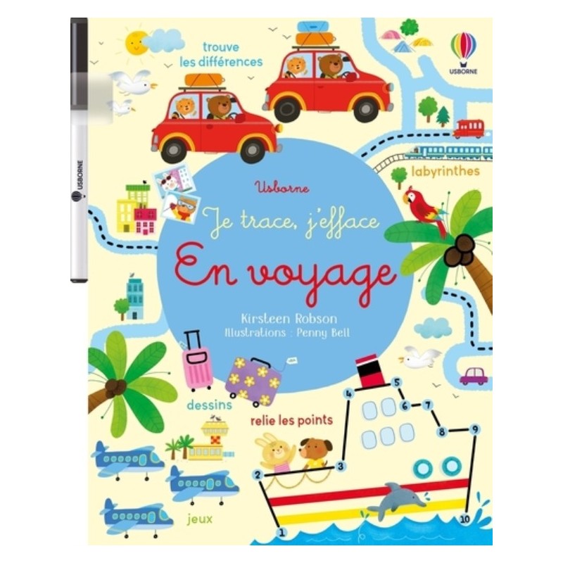 EN VOYAGE - JE TRACE, J'EFFACE - DES 3 ANS