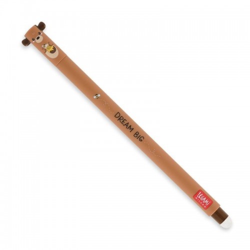 STYLO A ENCRE GEL EFFACABLE OURS MIEL