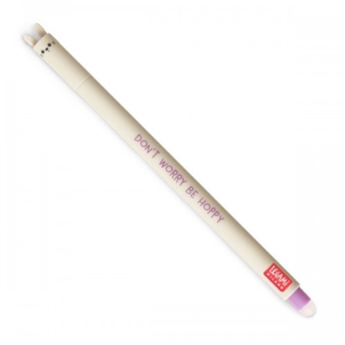 STYLO A ENCRE GEL EFFACABLE LAPIN