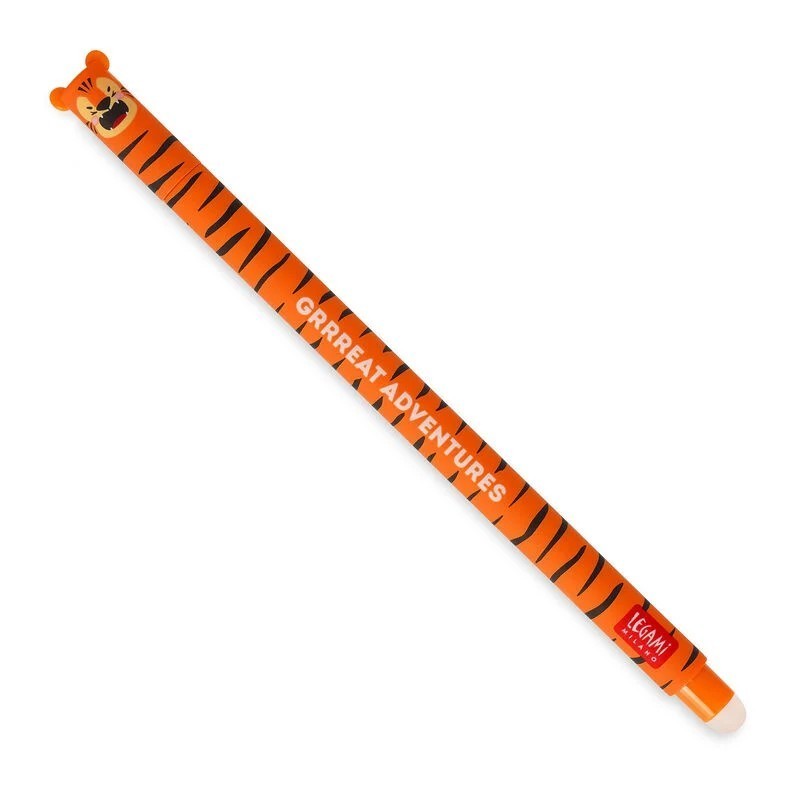 STYLO A ENCRE GEL EFFACABLE TIGRE