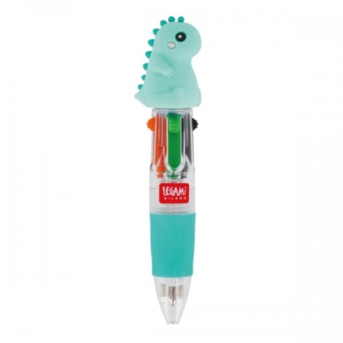 MINI STYLO A BILLE 4 COULEURS - MINI MAGIC RAINBOW - DINO