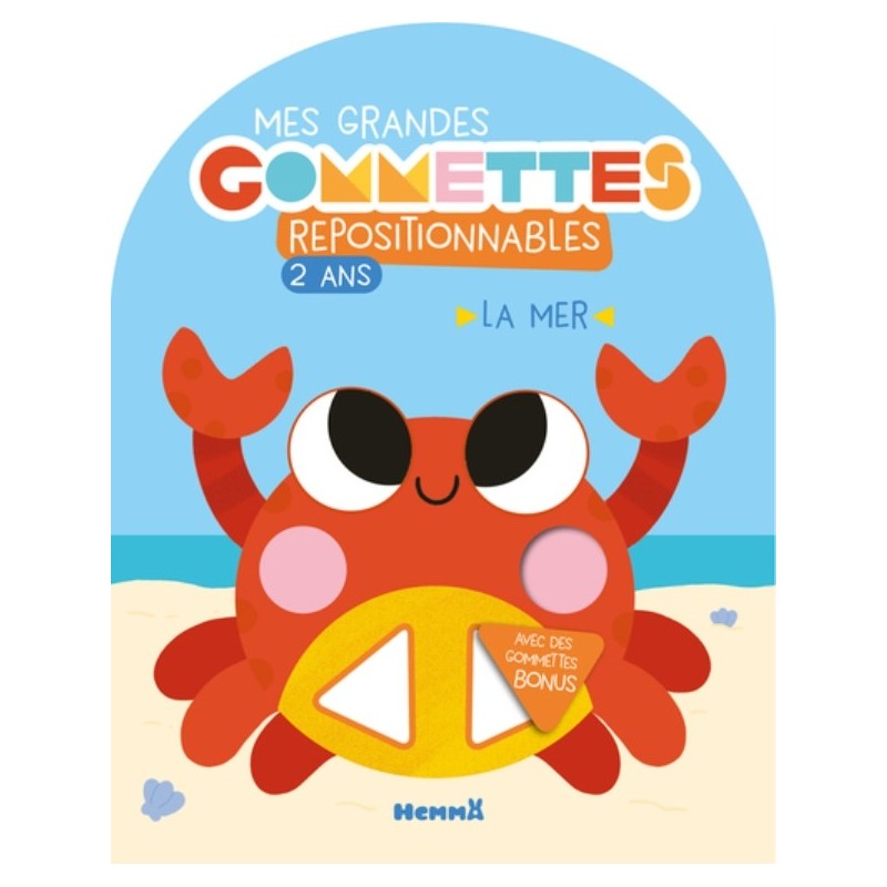 MES GRANDES GOMMETTES REPOSITIONNABLES - 2 ANS - LA MER