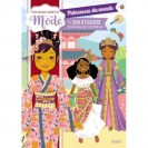 CARNET DE MODE - AUTOCOLLANTS - PRINCESSES