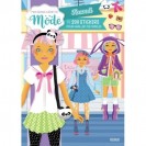 CARNET DE MODE - AUTOCOLLANTS - KAWAII