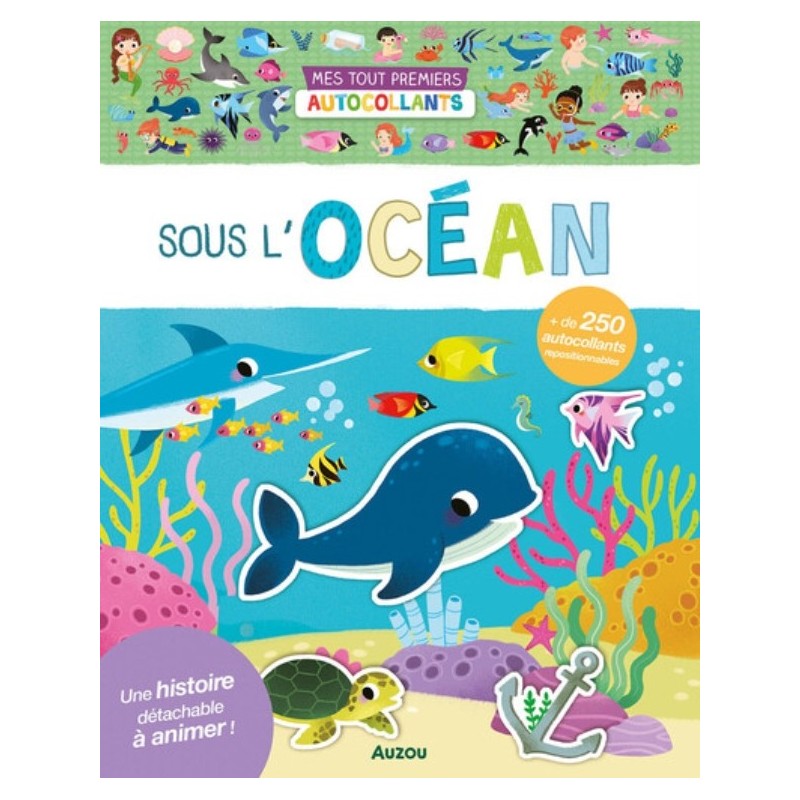 MES TOUT PREMIERS AUTOCOLLANTS - SOUS L'OCEAN