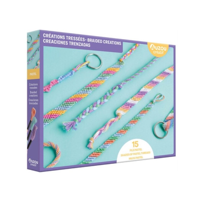 CREATIONS TRESSEES - FILS PASTEL