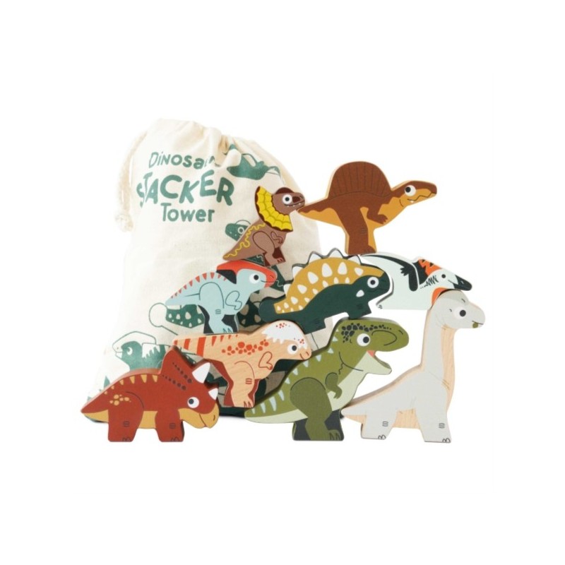 DINOSAURES A EMPILER - 10 PIECES