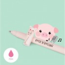 STYLO A ENCRE GEL EFFACABLE COCHON MICRO