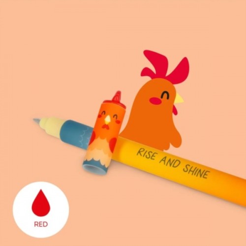 STYLO A ENCRE GEL EFFACABLE COQ