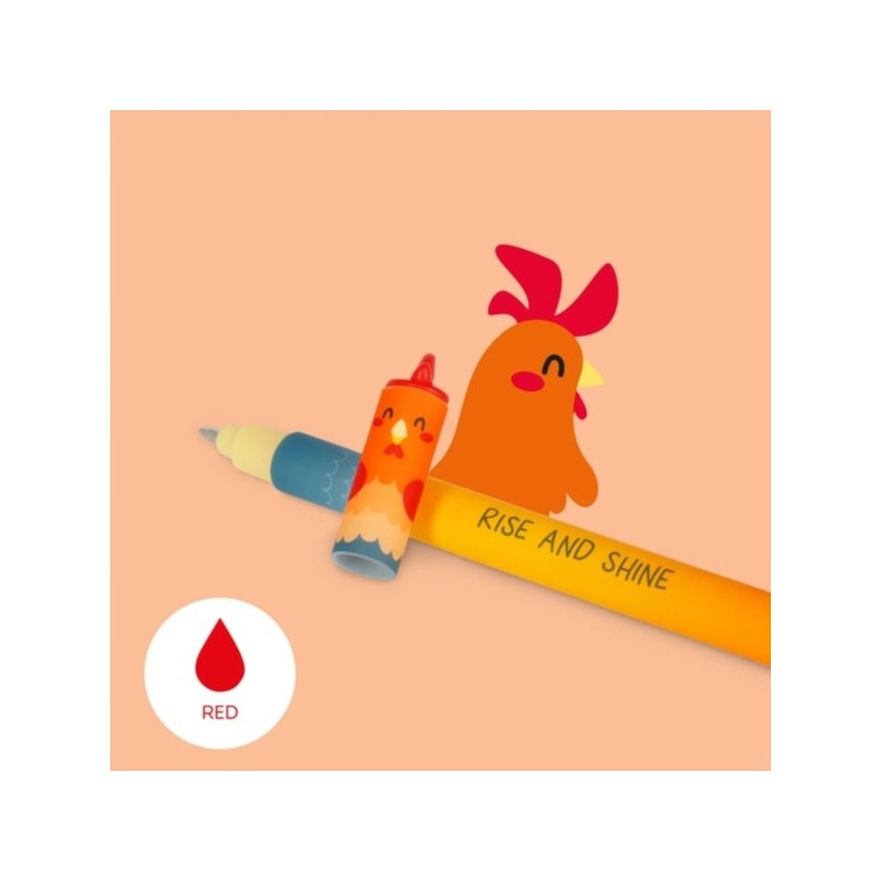 STYLO A ENCRE GEL EFFACABLE COQ