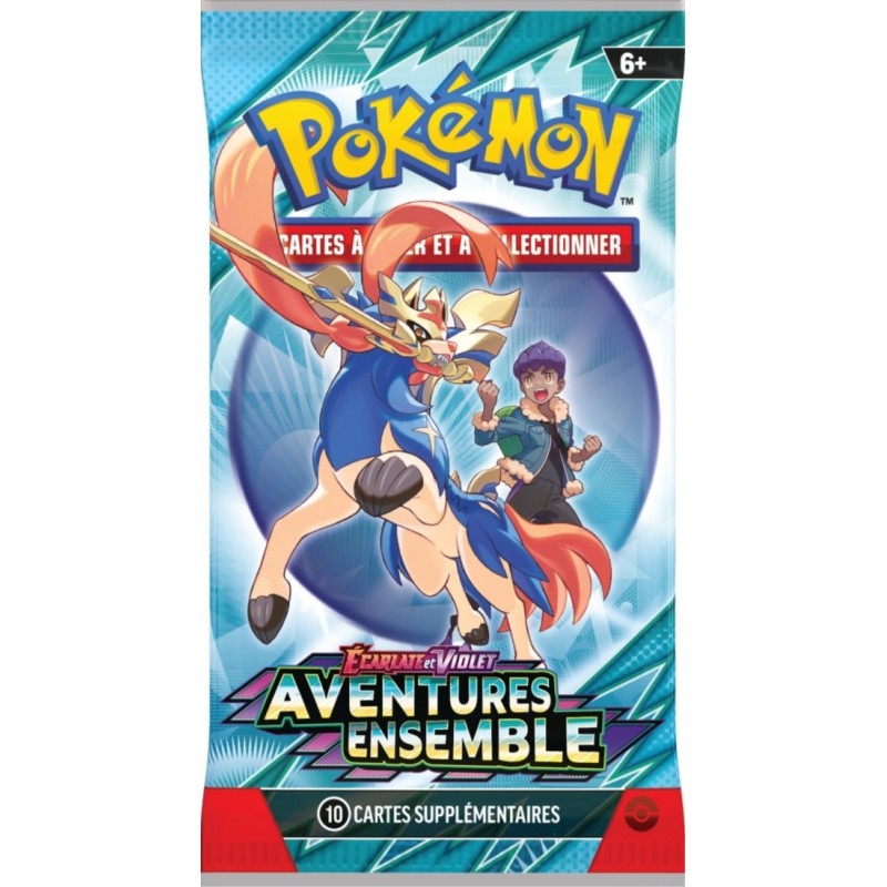 BLISTER DE 10 CARTES POKEMON AVENTURES ENSEMBLE
