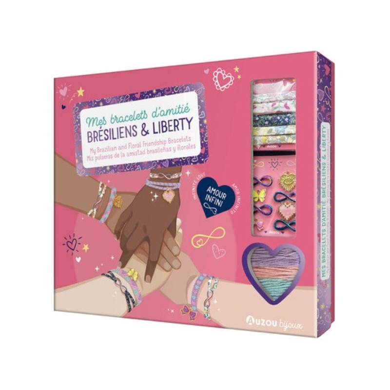 MES BRACELETS D'AMITIE BRESILIENS ET LIBERTY - AMOUR INFINI