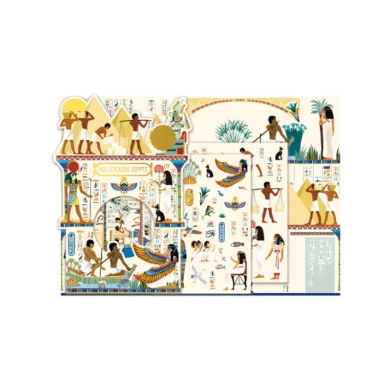 JEU STICKERS + POSTER EGYPTE