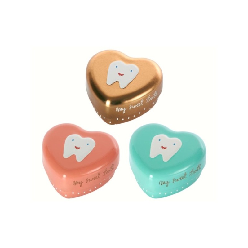 BOITE A DENTS ROSE, BLEUE OU DOREE