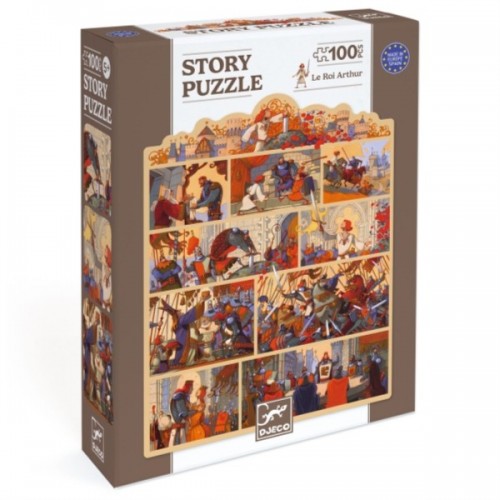 PUZZLE 100 PIECES - STORY PUZZLE - LE ROI ARTHUR