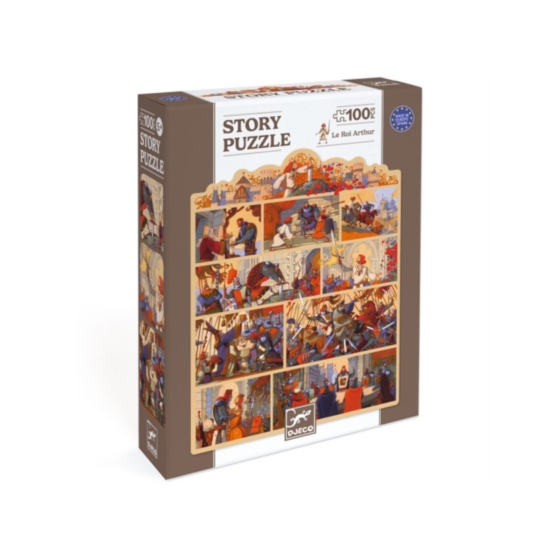 PUZZLE 100 PIECES - STORY PUZZLE - LE ROI ARTHUR