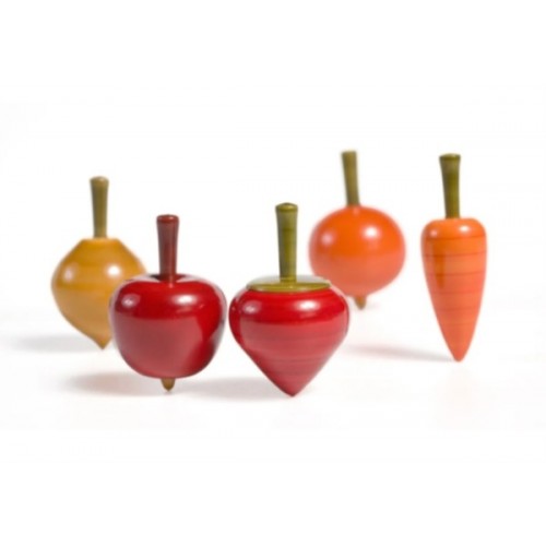 TOUPIE FRUITS CAROTTE, POMME, POIRE, ORANGE, FRAISE, CITRON